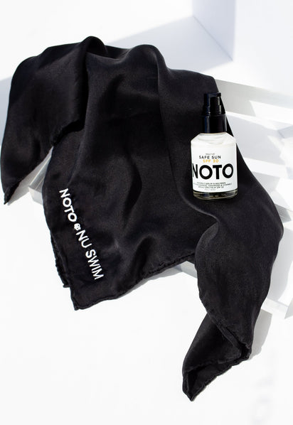 NOTO x NU SWIM SILK SCARF