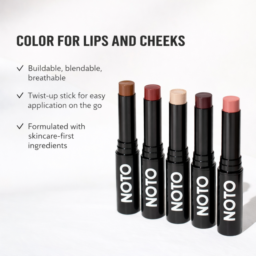 Vegan Cheek & Lip Stain | Genet Multi-Bene Stick | NOTO