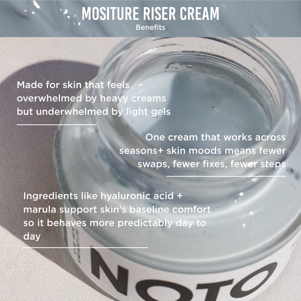 MOISTURE RISER CREAM // FACE + NECK + HANDS